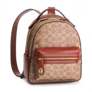 Coach Signature Campus Backpack 23 Leather Casual